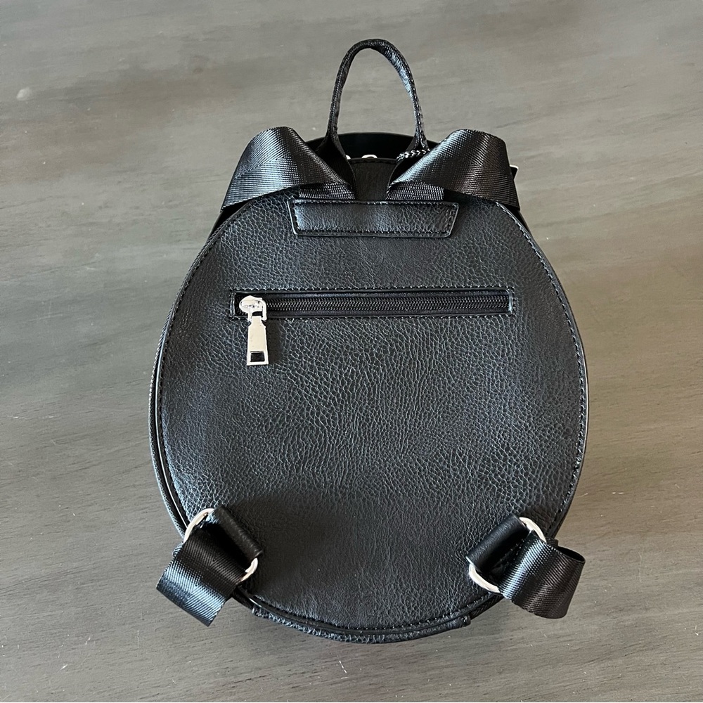 Purple Lavender Metallic Motorcycle Helmet Backpack Crossbody Shoulder Bag Purse - Picture 13 of 13